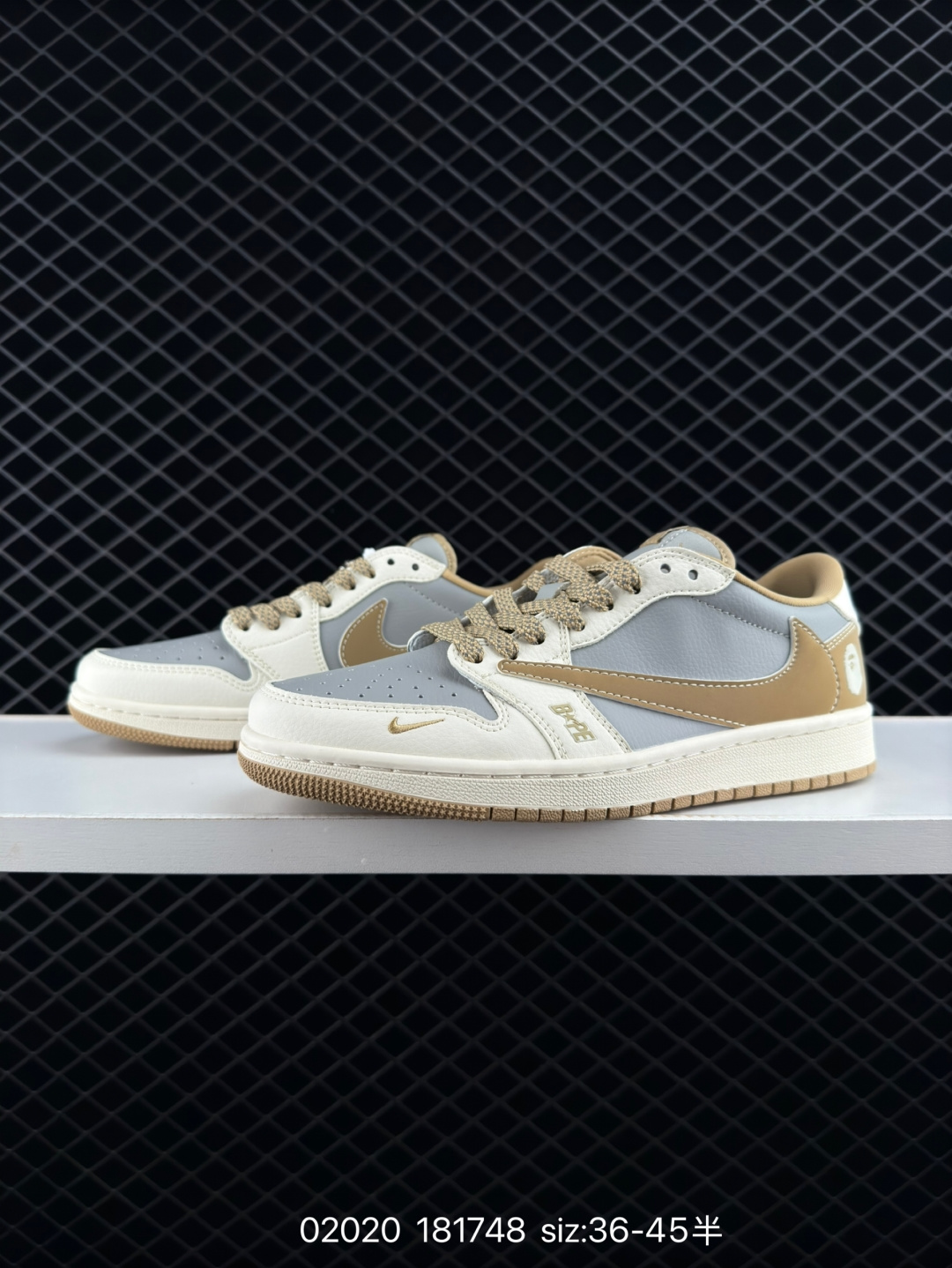 Bape x Travis Scott x Air Jordan 1 Low Bape x AJ1